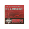 Georgia Bulldogs - National Champions Georgia Bulldogs - College Wall Art #Wood