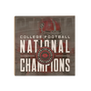 Georgia Bulldogs - Back-to-Back National Champions - College Wall Art #Wood