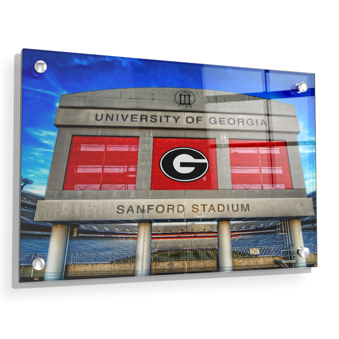 Georgia Bulldogs - Sanford Stadium - College Wall Art #Canvas