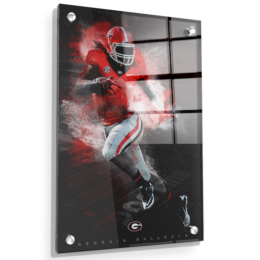 Georgia Bulldogs - UGA Football - College Wall Art #Canvas