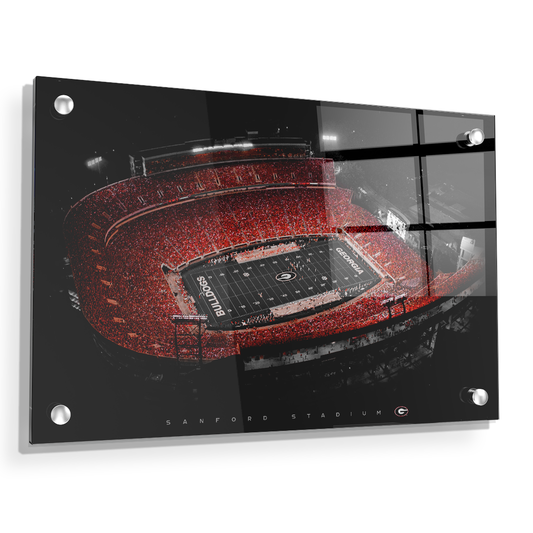 Georgia Bulldogs - UGA Sanford Stadium - College Wall Art #Canvas