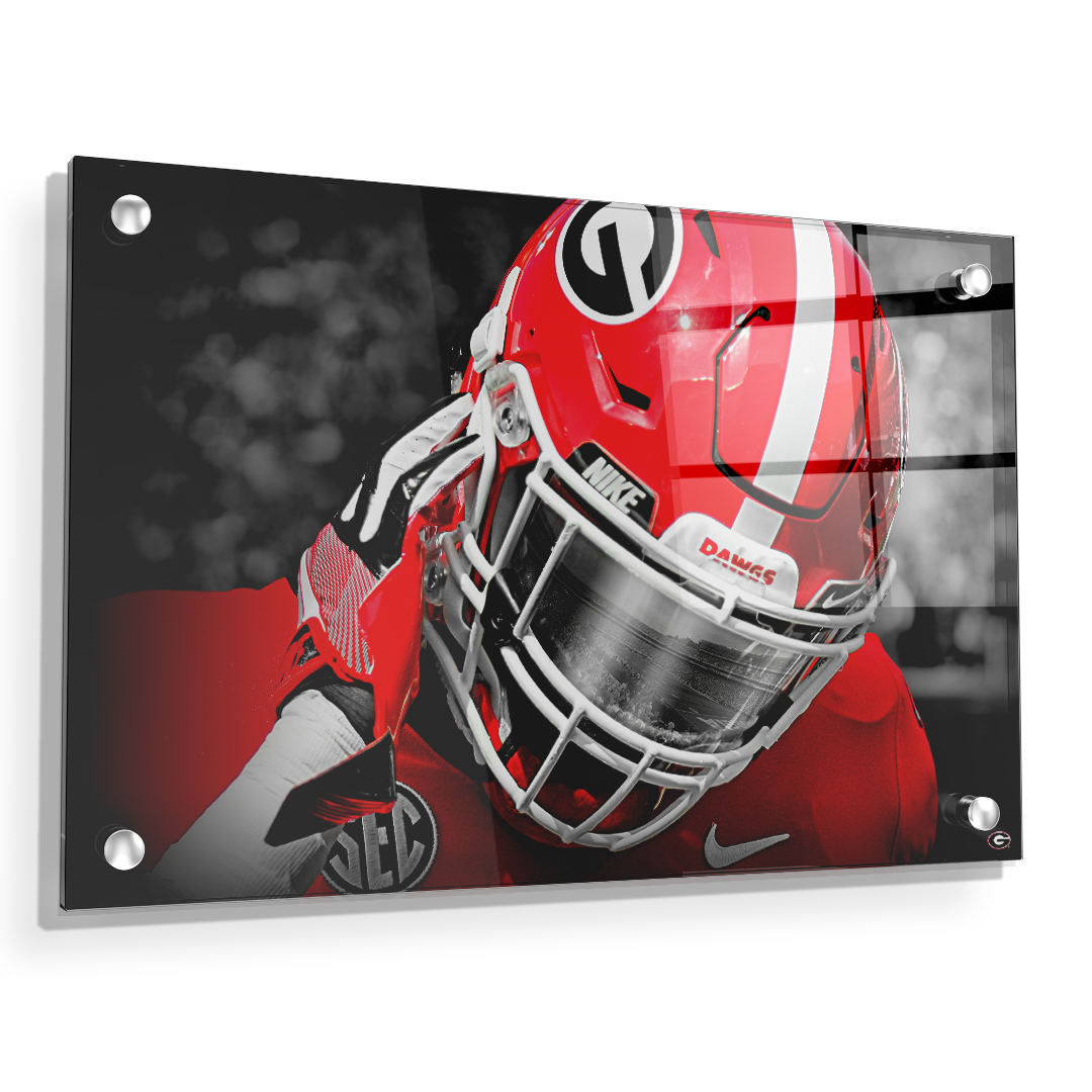 Georgia Bulldogs - Strap It Up UGA - College Wall Art #Canvas