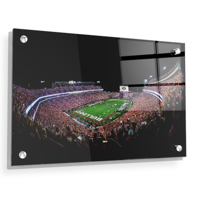 Georgia Bulldogs - Aerial Sanford Lights - College Wall Art #Acrylic