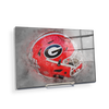 Georgia Bulldogs - Georgia Helmet Fine Art - College Wall Art #Acrylic Mini