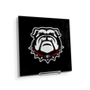 Georgia Bulldogs - Bulldog on Black - College Wall Art #Acrylic Mini