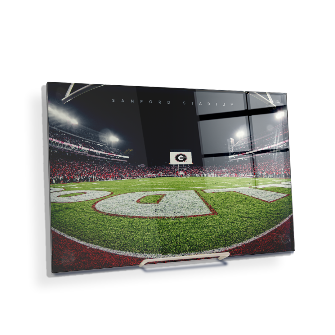 Georgia Bulldogs - Sanford Stadium End Zone - College Wall Art #Acrylic Mini