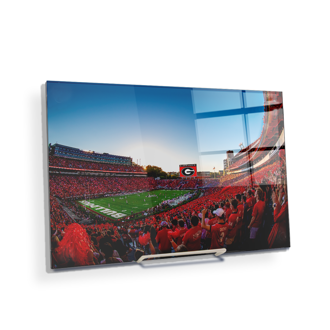 Georgia Bulldogs - Gooooo Georgia - College Wall Art #Canvas