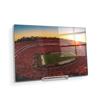 Georgia Bulldogs - Sanford Stadium Sunset - College Wall Art #Acrylic Mini