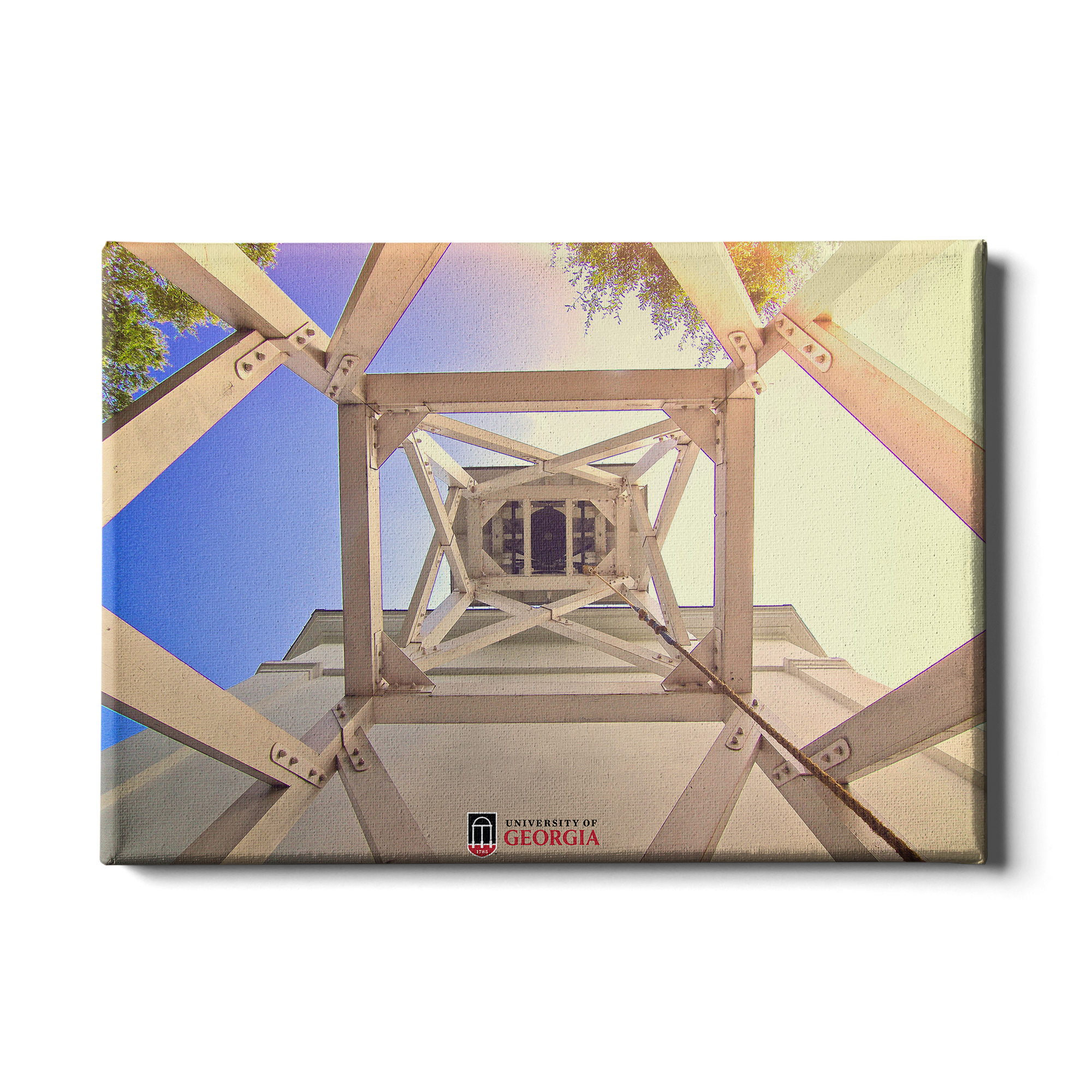 Georgia Bulldogs - A Look into the Chapel Bell - College Wall Art #Canvas