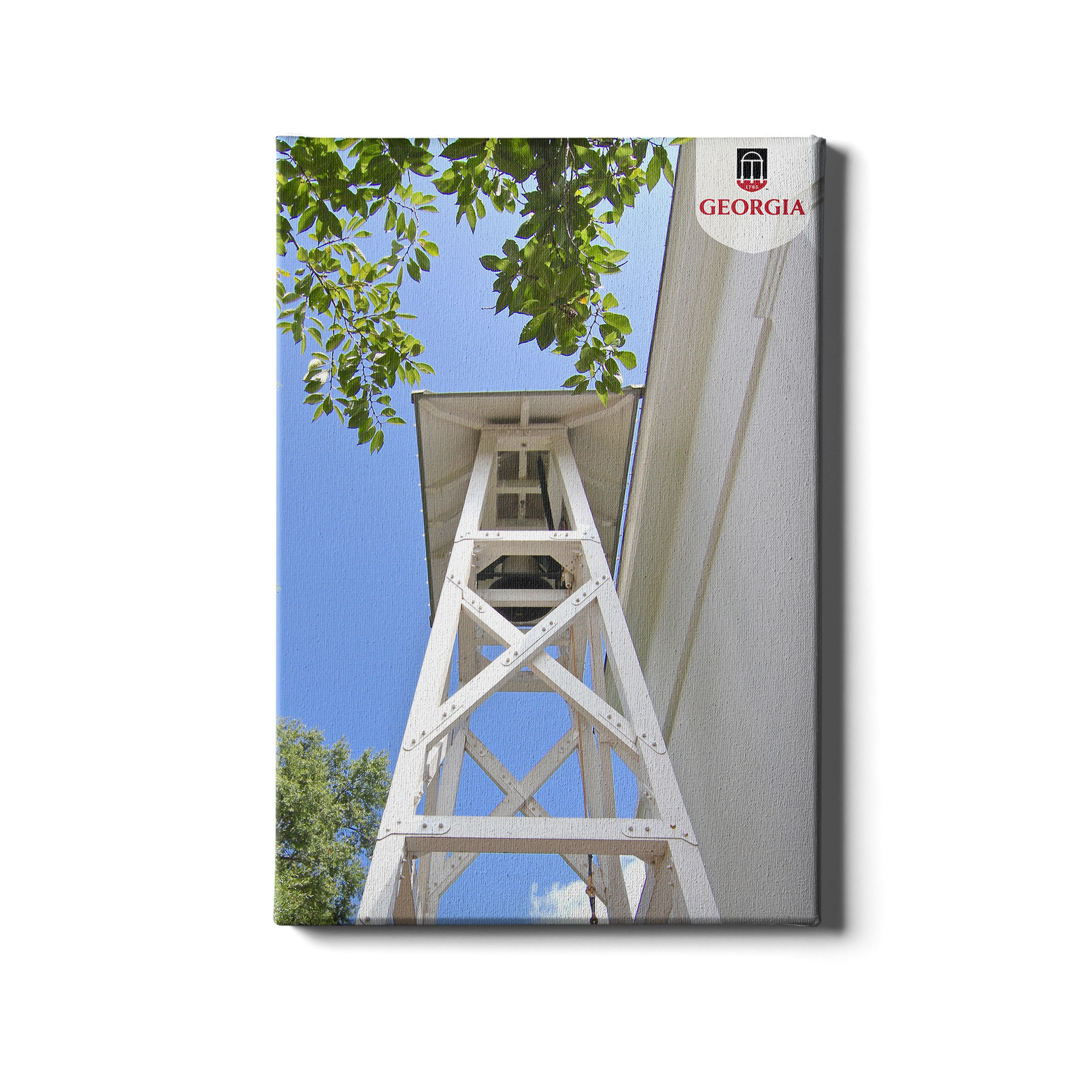 Georgia Bulldogs - Chapel Bell Tower - College Wall Art #Canvas