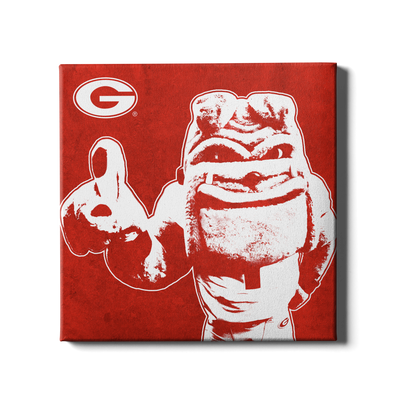 Georgia Bulldogs - Georgia Dawg - College Wall Art #Canvas