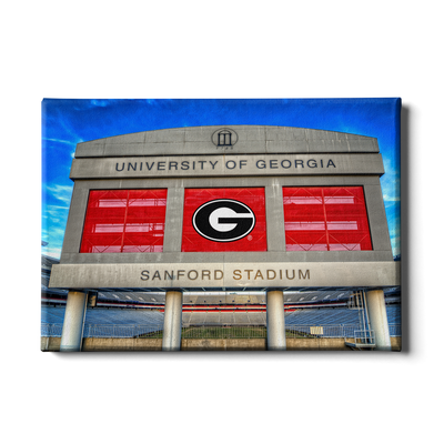 Georgia Bulldogs - Sanford Stadium - College Wall Art #Canvas