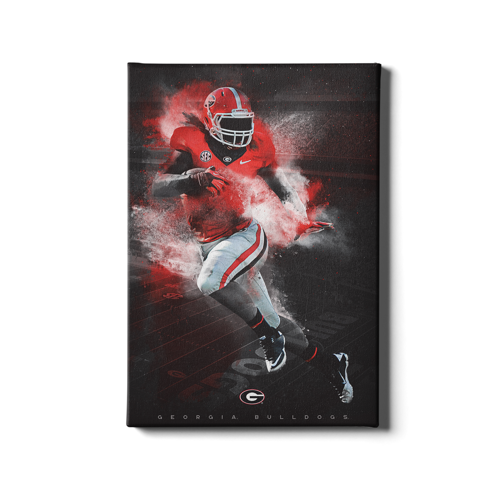 Georgia Bulldogs - UGA Football - College Wall Art #Canvas