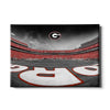 Georgia Bulldogs - Sanford Stadium End Zone Duotone - College Wall Art #Canvas