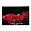 Georgia Bulldogs - Sanford Red Lights Georgia vs. Notre Dame - College Wall Art #Canvas