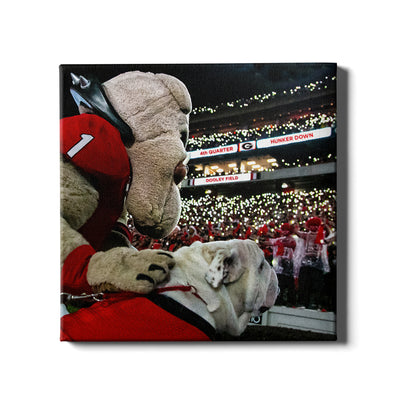 Georgia Bulldogs - It's 4th Quarter - College Wall Art #Canvas