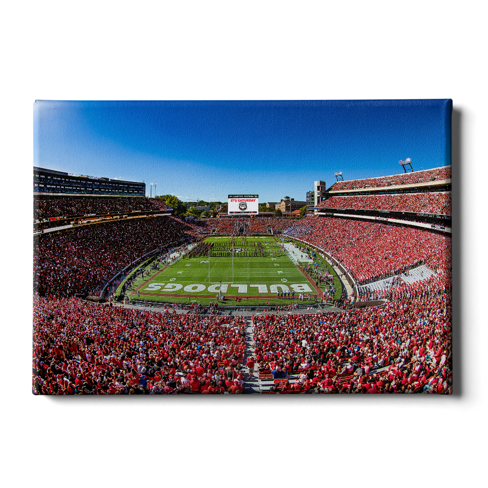 Georgia Bulldogs - It's Saturday - College Wall Art #Canvas