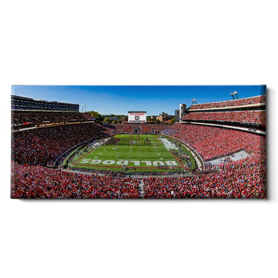 Georgia Bulldogs - It's Saturday Panoramic - College Wall Art #Canvas