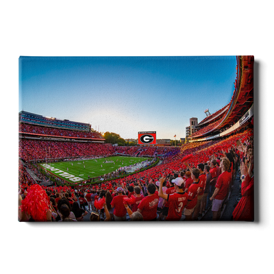 Georgia Bulldogs - Gooooo Georgia - College Wall Art #Canvas