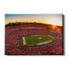 Georgia Bulldogs - Sanford Stadium Sunset - College Wall Art #Canvas