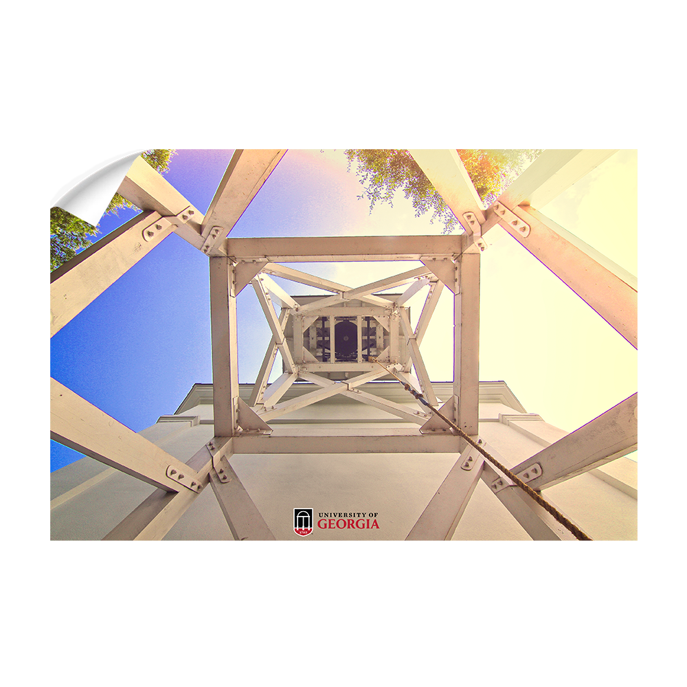 Georgia Bulldogs - A Look into the Chapel Bell - College Wall Art #Canvas