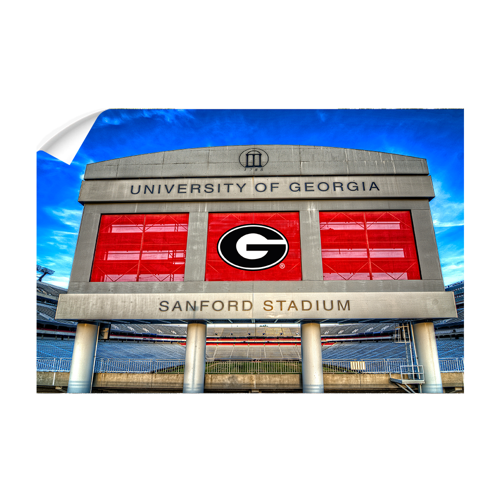 Georgia Bulldogs - Sanford Stadium - College Wall Art #Canvas