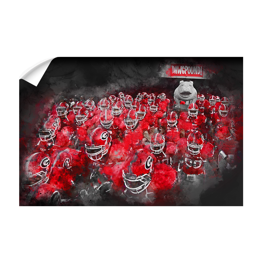 Georgia Bulldogs - Dawg Pound - College Wall Art #Canvas