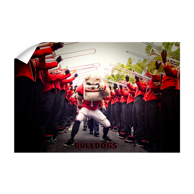 Georgia Bulldogs - Dawg Walk - College Wall Art #Wall Decal