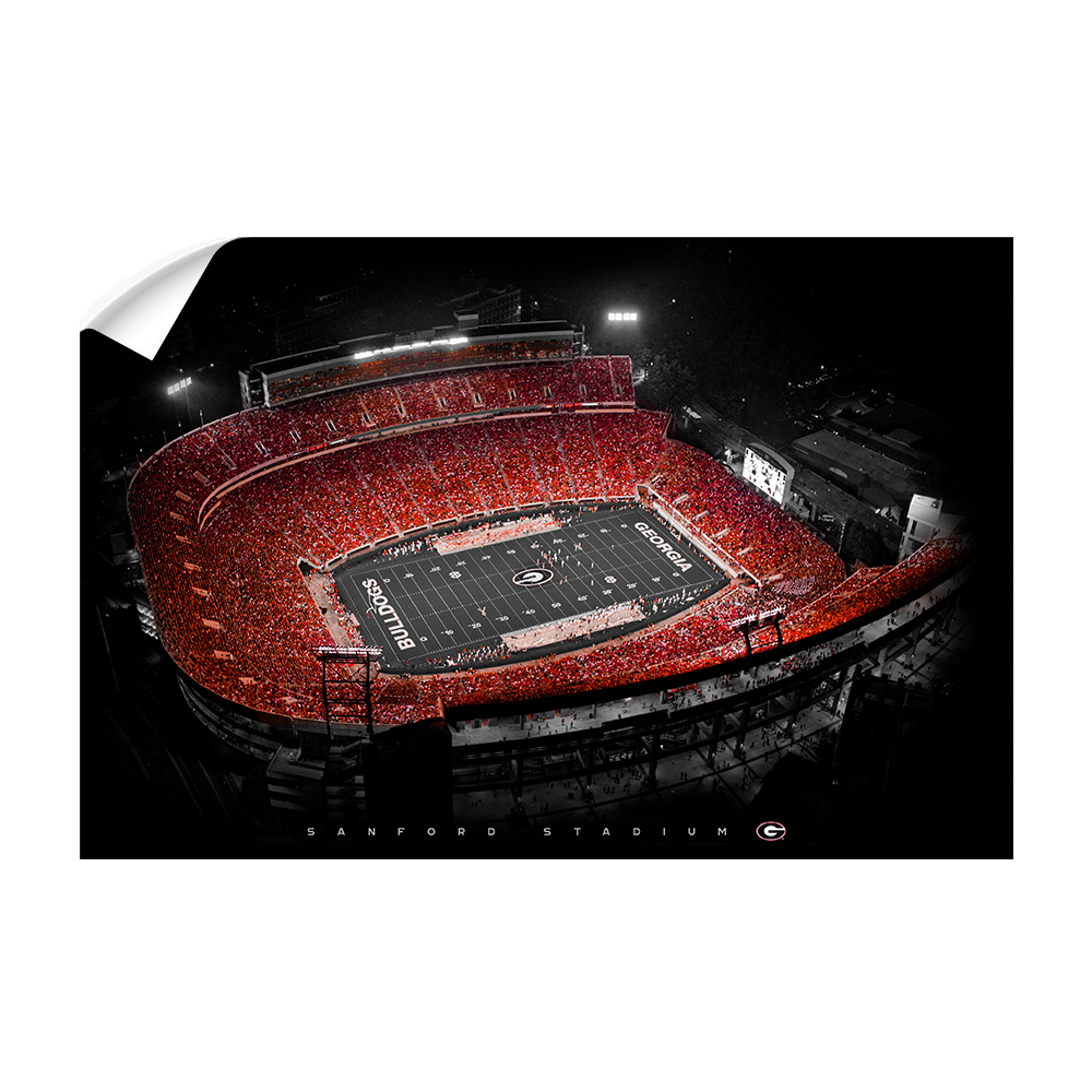 Georgia Bulldogs - UGA Sanford Stadium - College Wall Art #Canvas