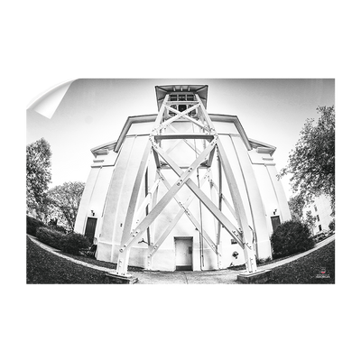 Georgia Bulldogs - Chapel Bell B&W - College Wall Art #Wall Decal