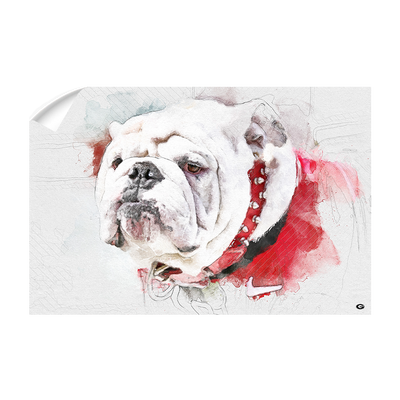 Georgia Bulldogs - Uga Painting - College Wall Art #Wall Decal