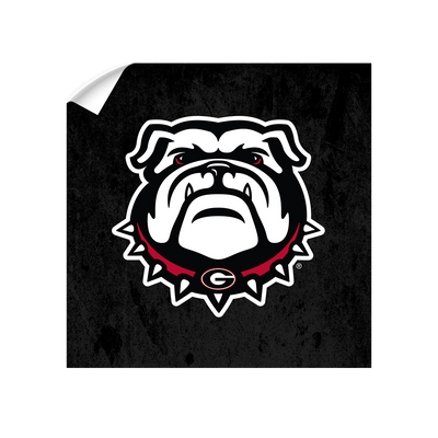 Georgia Bulldogs - Bulldog on Black - College Wall Art #Wall Decal