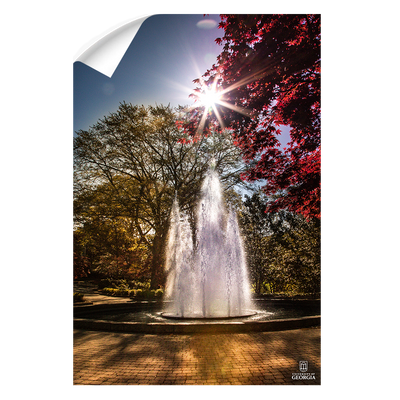 Georgia Bulldogs - The Fountain - College Wall Art #Wall Decal