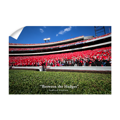 Georgia Bulldogs - Between the Hedges UGA - College Wall Art #Wall Decal