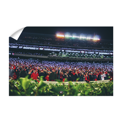 Georgia Bulldogs - Light Up Sanford - College Wall Art #Wall Decal