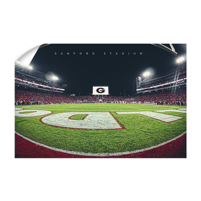 Georgia Bulldogs - Sanford Stadium End Zone - College Wall Art #Wall Decal