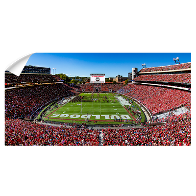 Georgia Bulldogs - It's Saturday Panoramic - College Wall Art #Wall Decal