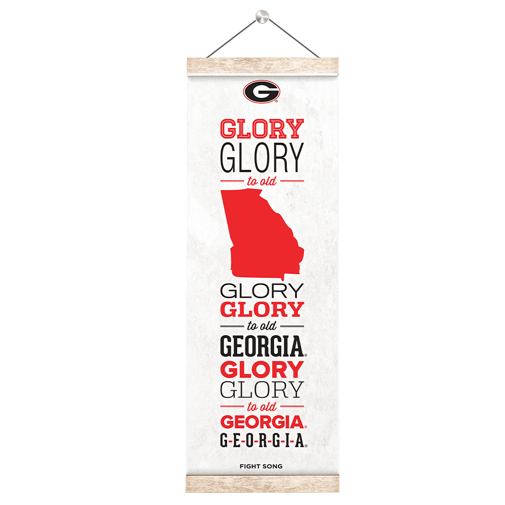 Georgia Bulldogs - Fight Song - College Wall Art #Canvas