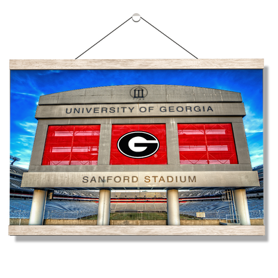 Georgia Bulldogs - Sanford Stadium - College Wall Art #Hanging Canvas