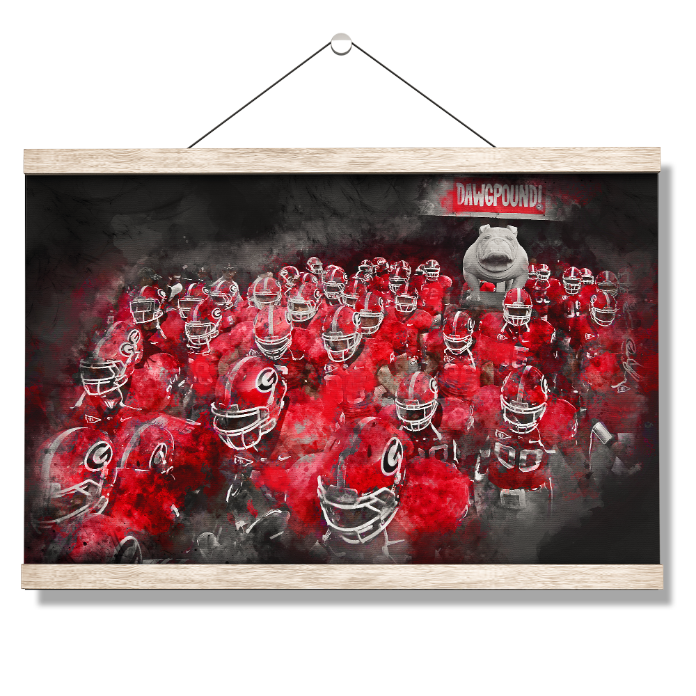Georgia Bulldogs - Dawg Pound - College Wall Art #Canvas