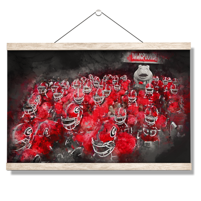 Georgia Bulldogs - Dawg Pound - College Wall Art #Hanging Canvas