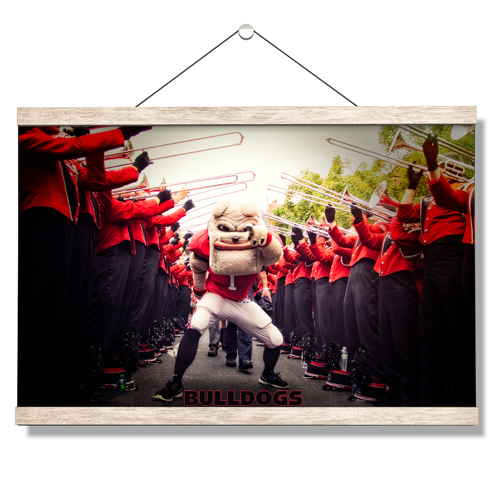 Georgia Bulldogs - Dawg Walk - College Wall Art #Canvas