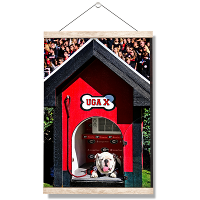 Georgia Bulldogs - Uga X in the House - College Wall Art #Hanging Canvas