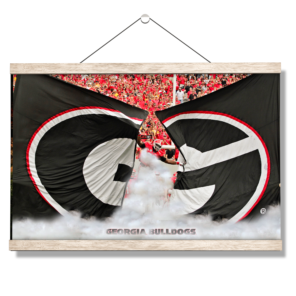 Georgia Bulldogs - Grand G Entrance - College Wall Art #Canvas