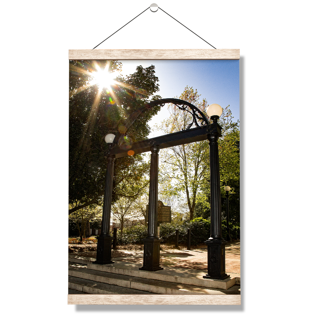 Georgia Bulldogs - Sunshine Arch - College Wall Art #Canvas