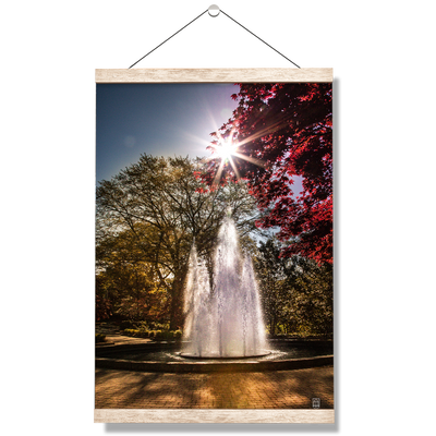 Georgia Bulldogs - The Fountain - College Wall Art #Hanging Canvas