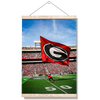 Georgia Bulldogs - The G Flag - College Wall Art #Hanging Canvas