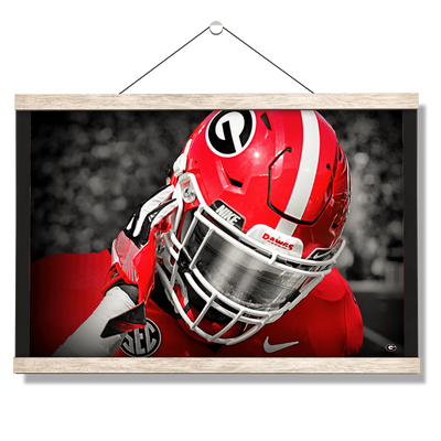 Georgia Bulldogs - Strap It Up UGA - College Wall Art #Hanging Canvas