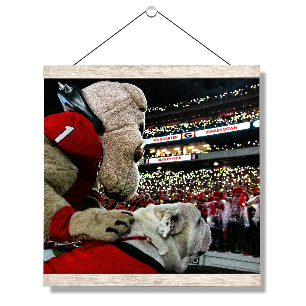 Georgia Bulldogs - It's 4th Quarter - College Wall Art #Canvas