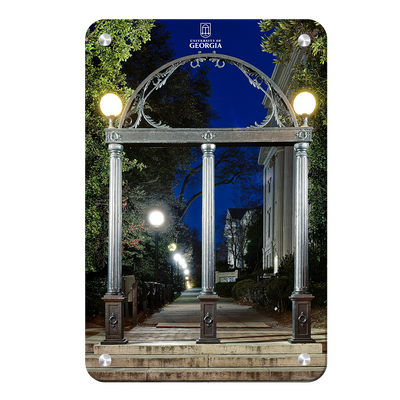 Georgia Bulldogs - Through the Arch - College Wall Art #Metal